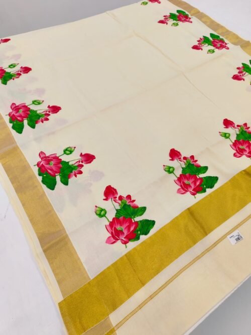 Kerala Saree Lotus