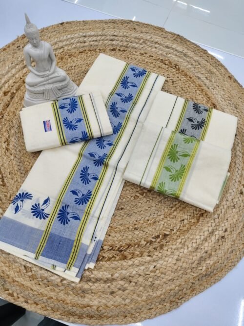 FLOWER PRINT SETMUNDU