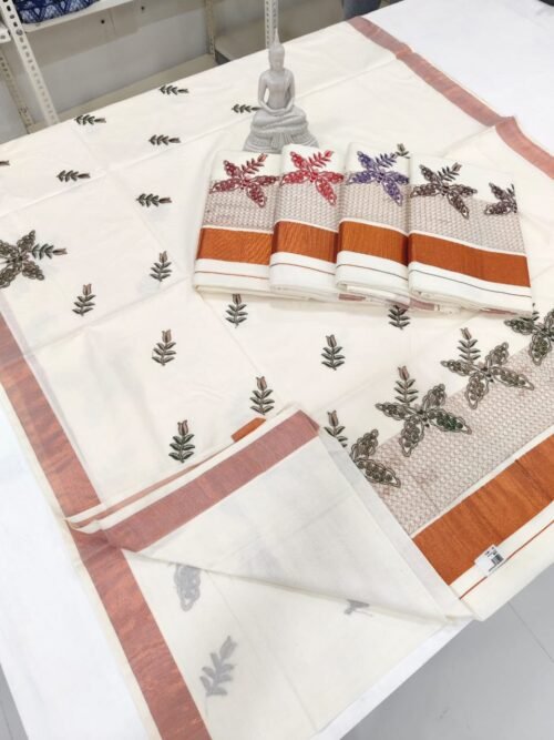 BUTTERFLY EMBROIDERY SAREE