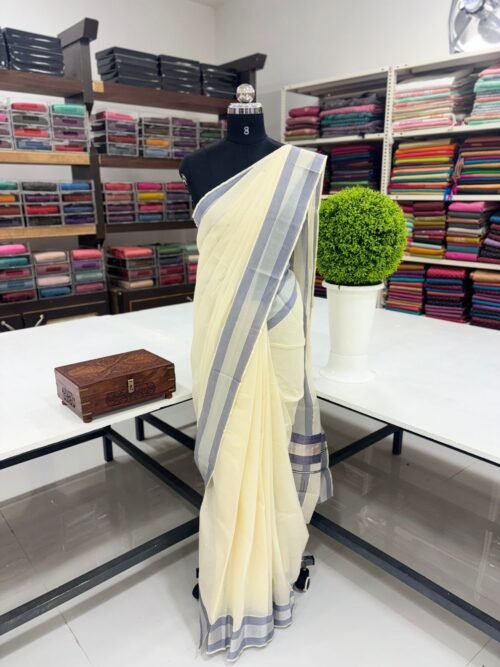 SILVER FANCY SAREE