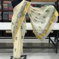 KERALA SAREE CASHEW PRINT