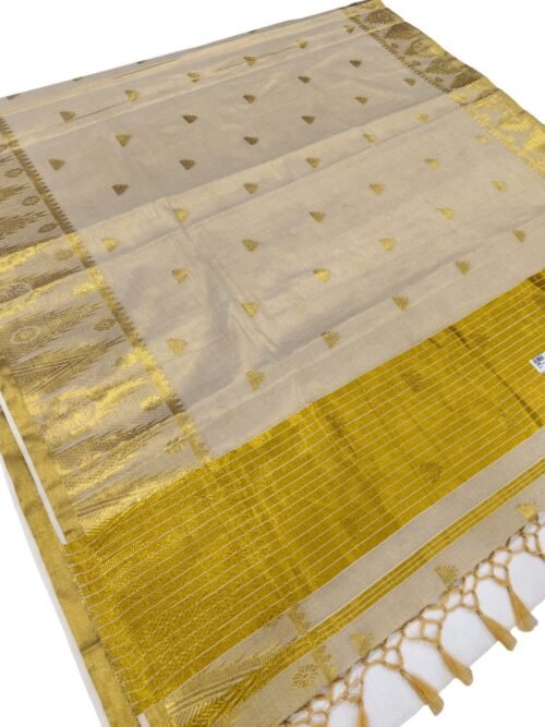 HEAVY TEMPLE JACKARD WORK SAREE