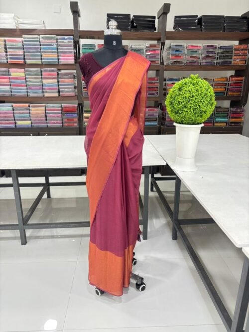 SEMI GEORGETTE SAREE